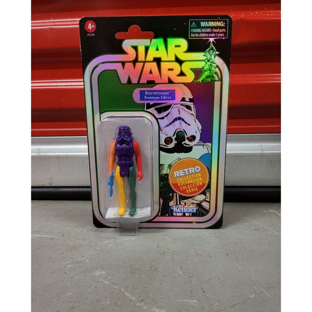 Star Wars 2021 Retro Collection Storm Trooper Prototype Edition Figure